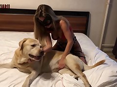 Girl Has Sex With Her Dog Porn